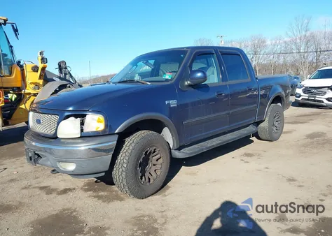 2002 Ford F-150 Lariat/Xlt from USA, damaged, VIN 1FTRW08L02KD19328